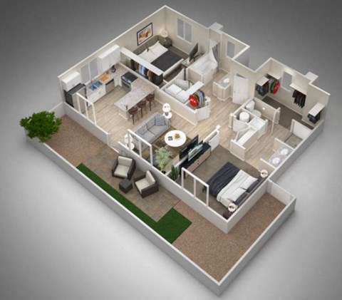 2 bed 2 bath at Sienna at South Mountain Apartments, Arizona